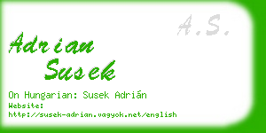 adrian susek business card